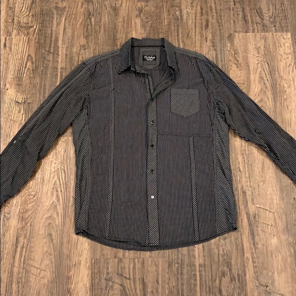 Civil Society Sz. L Long Sleeved button down shirt